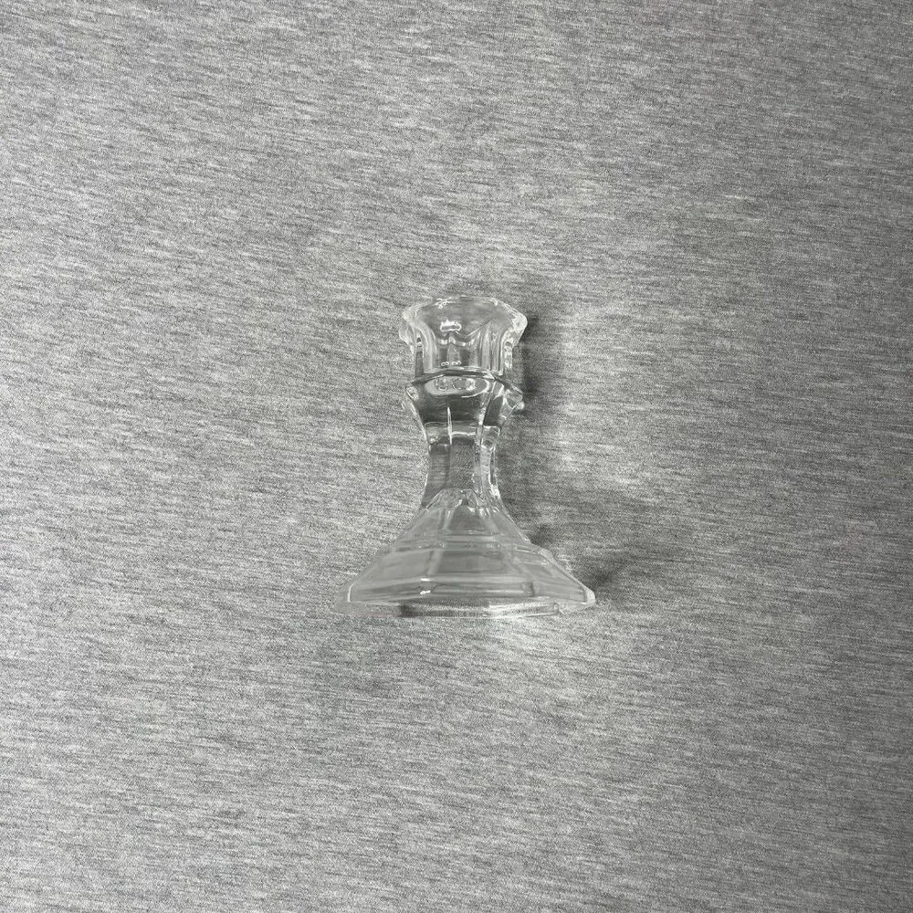 Target 4” Clear Glass Candlestick Taper Candle Holder